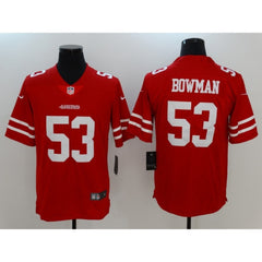 Men's San Francisco 49ers #53 NaVorro Bowman Scarlet Vapor Untouchable Limited Stitched NFL Jersey 