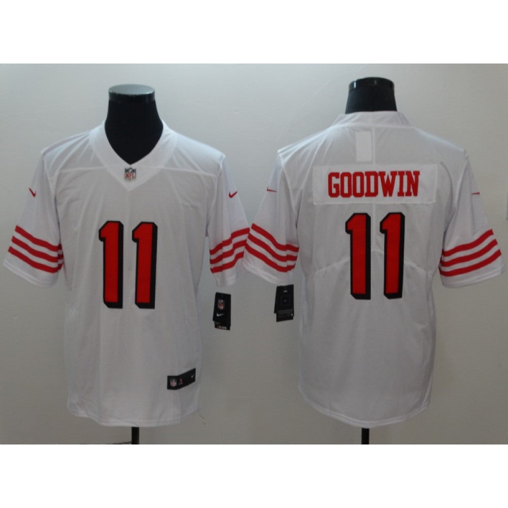 Men's San Francisco 49ers #11 Marquise Goodwin White 2018 Vapor Untouchable Limited Stitched NFL Jersey 