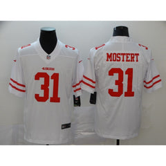 Men's San Francisco 49ers #31 Raheem Mostert White Vapor Untouchable Limited Stitched NFL Jersey 