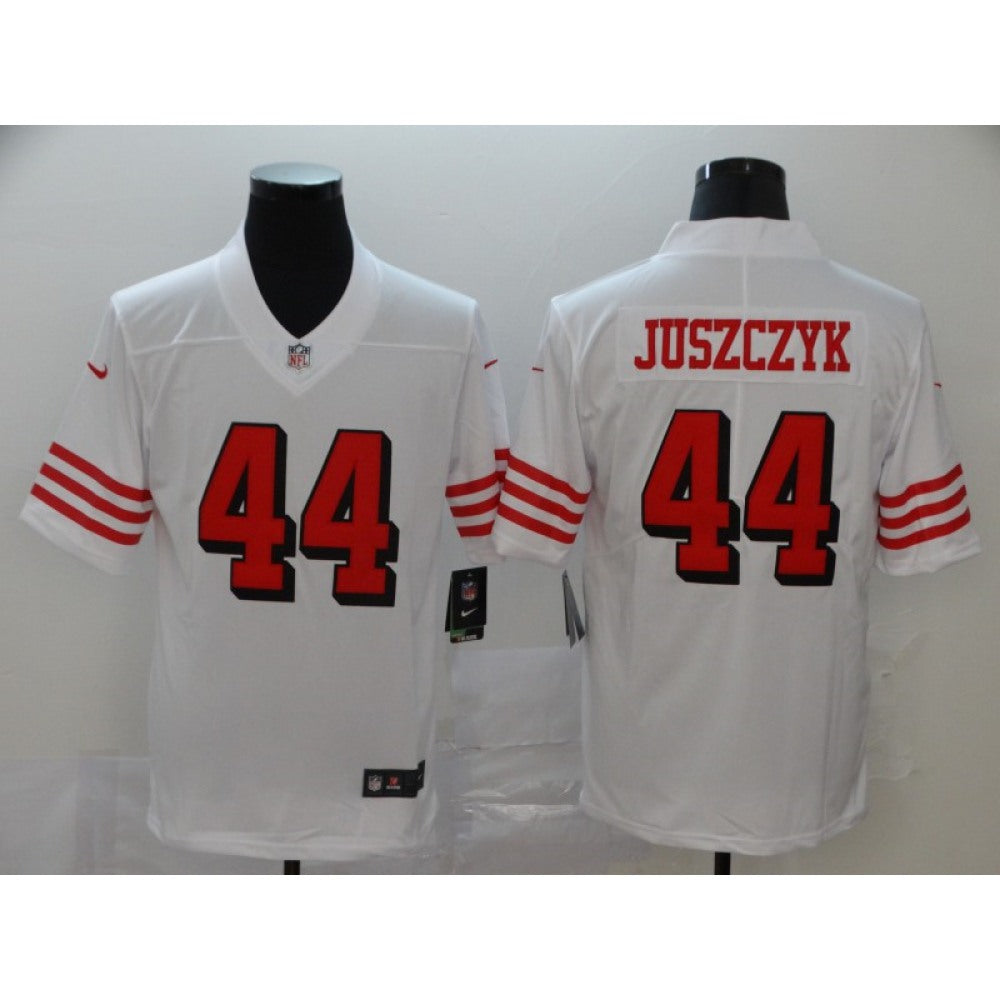 Men's San Francisco 49ers #44 Kyle Juszczyk White New Vapor Untouchable Limited Stitched NFL Jersey 
