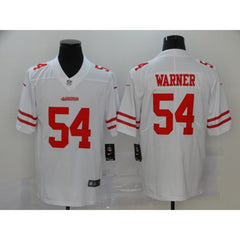 Men's San Francisco 49ers #54 Fred Warner White Vapor Untouchable Limited Stitched Jersey 