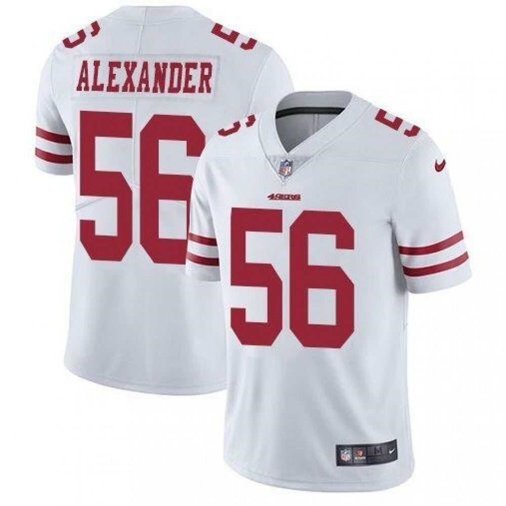 Men's San Francisco 49ers #56 Kwon Alexander White Vapor Untouchable Limited Stitched NFL Jersey 