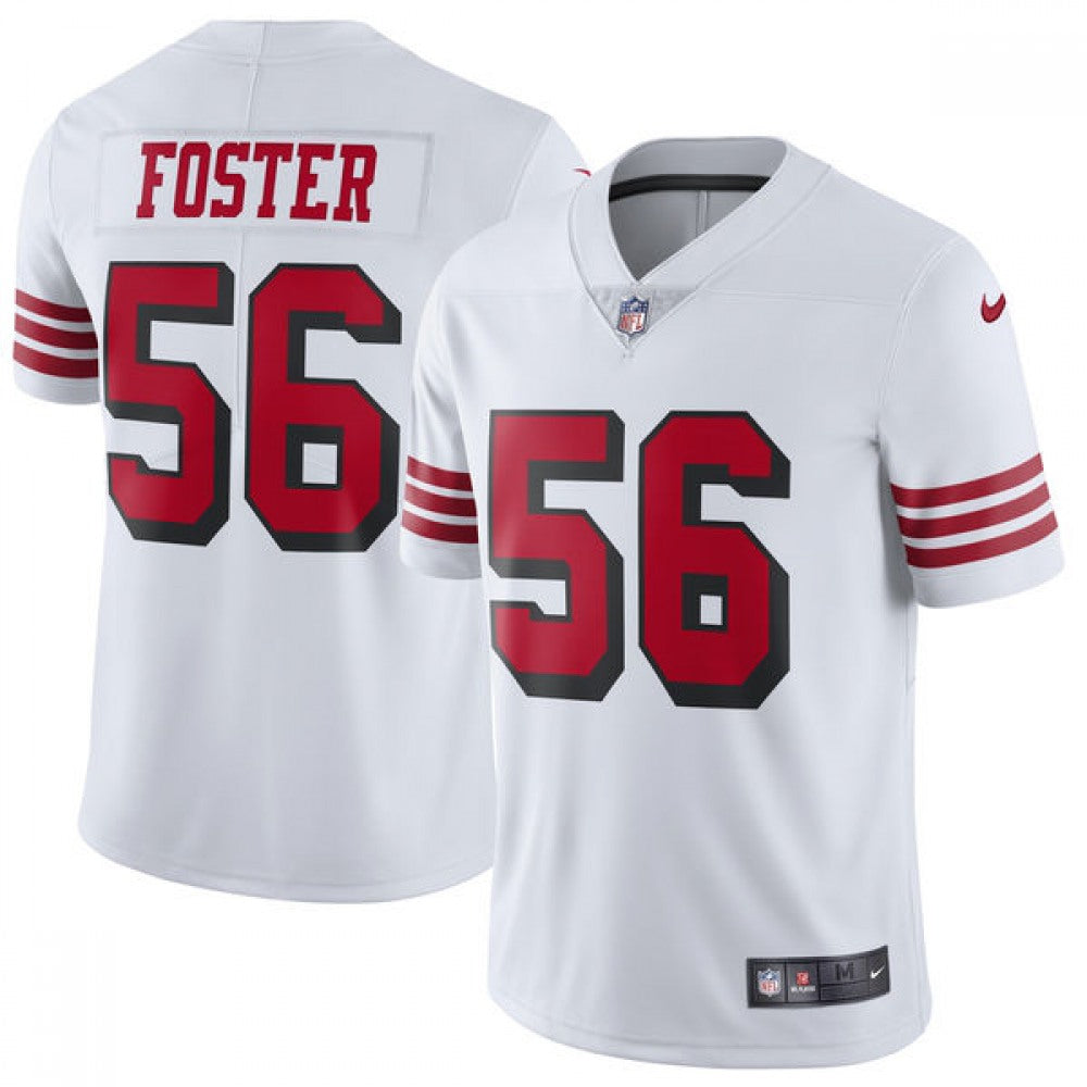 Men's NFL San Francisco 49ers #56 Reuben Foster White Untouchable Limited Stitched Jersey 