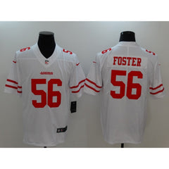 Men's San Francisco 49ers #56 Reuben Foster White Vapor Untouchable Player Limited Jersey 