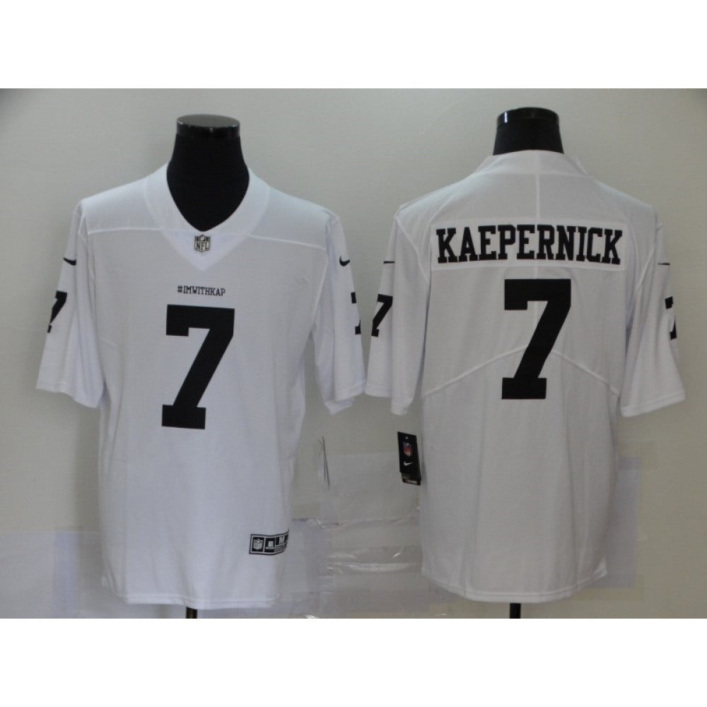 Men's San Francisco 49ers #7 Colin Kaepernick White Vapor Untouchable Limited Stitched Jersey 
