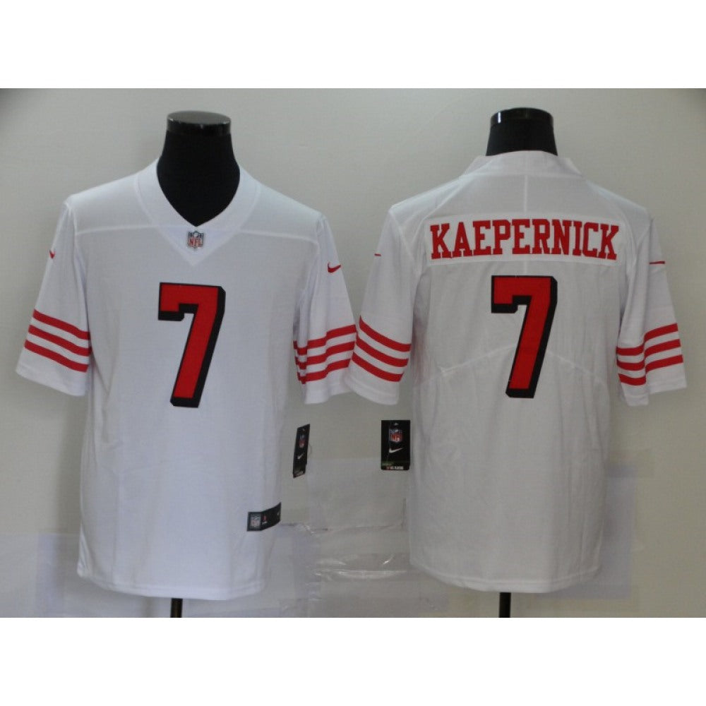 Men's San Francisco 49ers #7 Colin Kaepernick New White Vapor Untouchable Limited Stitched Jersey 