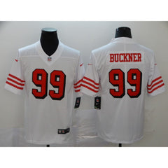 Men's San Francisco 49ers #99 DeForest Buckner White Color Rush Limited Stitched NFL Jersey 