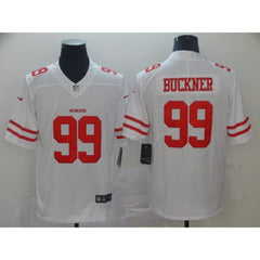 Men's San Francisco 49ers #99 DeForest Buckner White Vapor Untouchable Limited Stitched NFL Jersey 
