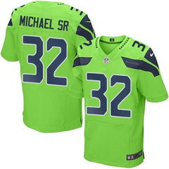 Seahawks #32 Christine Michael SR Green Men's Stitched NFL Elite Rush Jersey 