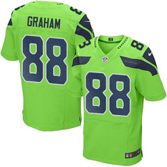 Seahawks #88 Jimmy Graham Green Men's Stitched NFL Elite Rush Jersey 