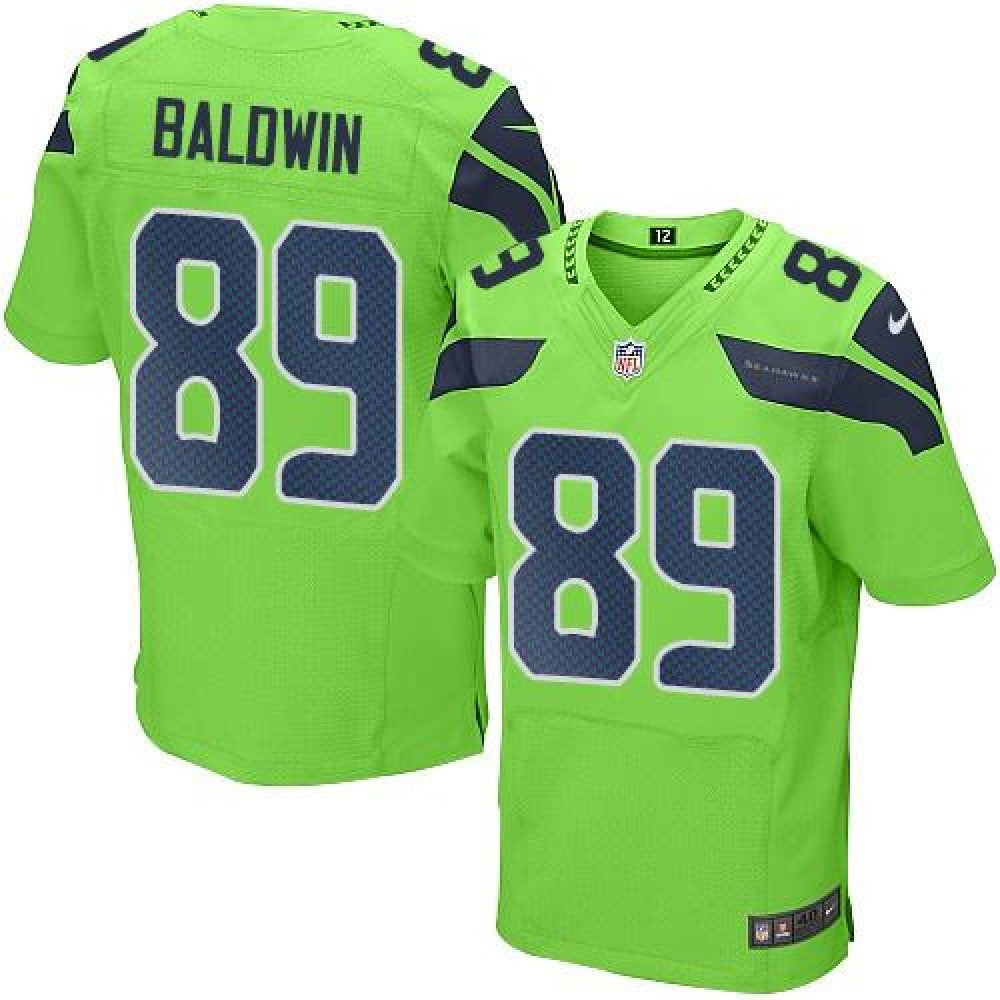 Seahawks #89 Doug Baldwin Green Men's Stitched NFL Elite Rush Jersey 