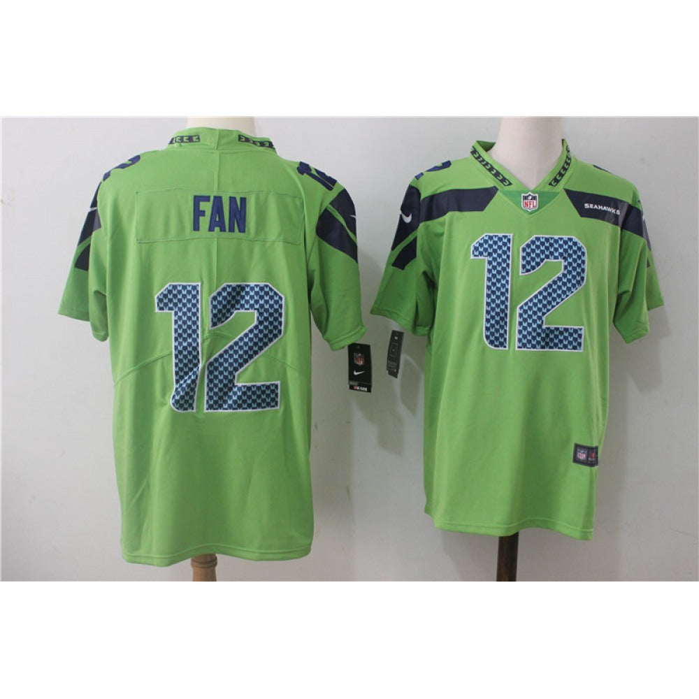 Men's Seattle Seahawks #12 Fan Green Stitched NFL Vapor Untouchable Limited Jersey 
