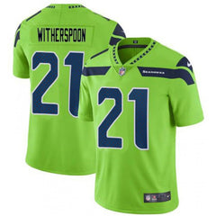 Men's Seattle Seahawks #21 Devon Witherspoon Green Vapor Untouchable Limited Stitched Football Jersey 