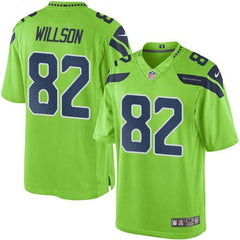 Seahawks #82 Luke Willson Green Men's Stitched NFL Limited Rush Jersey 