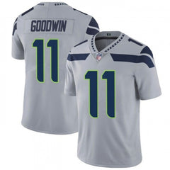 Men's Seattle Seahawks #11 Marquise Goodwin Grey Vapor Untouchable Limited Stitched Jersey 