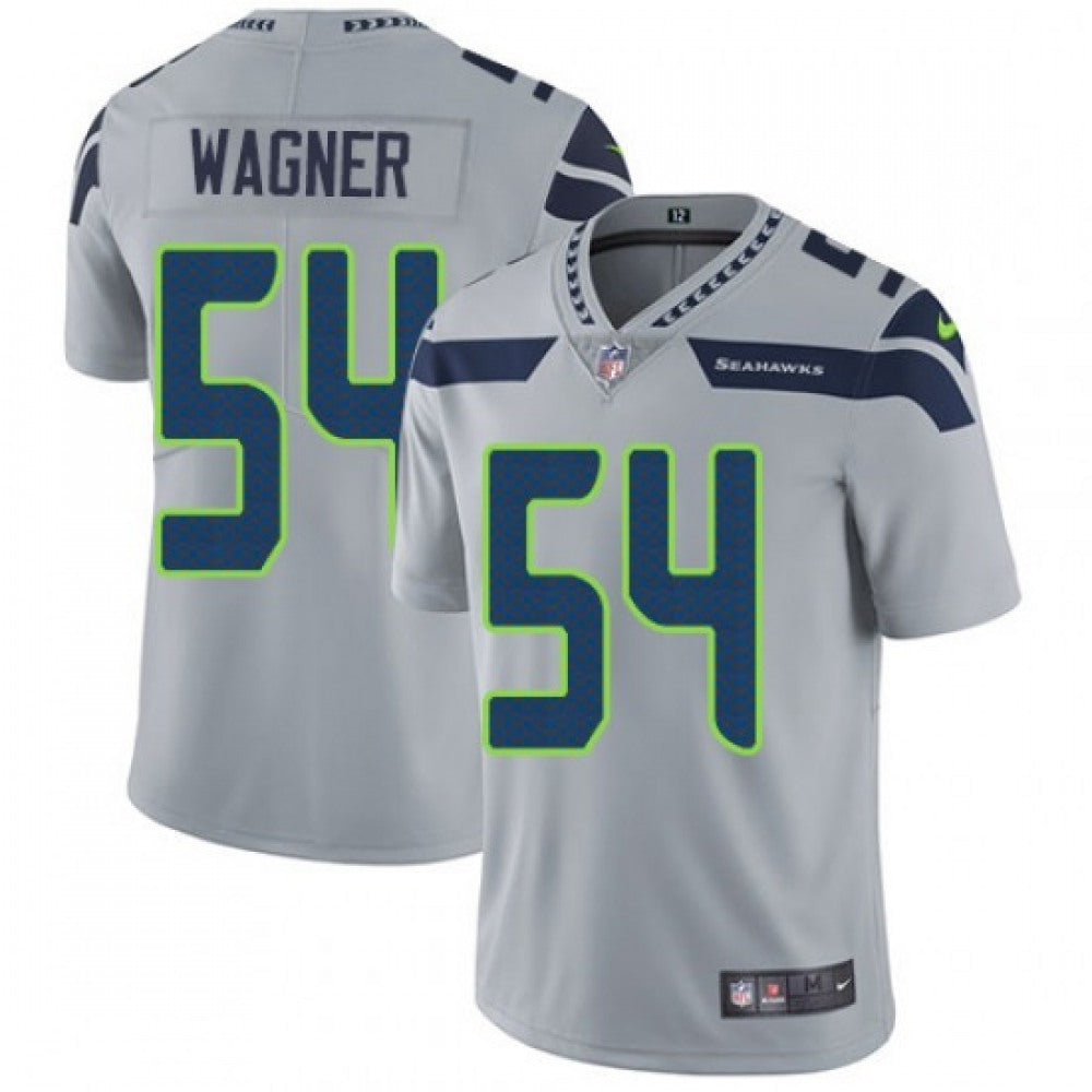 Men's Seattle Seahawks #54 Bobby Wagner Grey Vapor Untouchable Limited Stitched NFL Jersey 