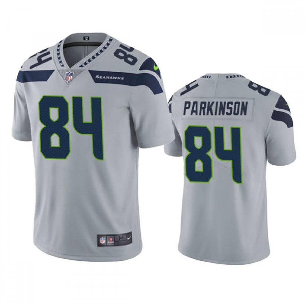 Men's Seattle Seahawks #84 Colby Parkinson Grey Vapor Untouchable Limited Stitched Jersey 