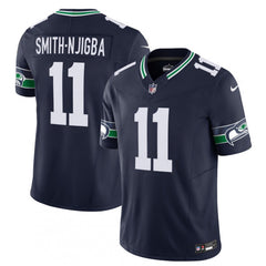 Men's Seattle Seahawks #11 Jaxon Smith-Njigba 2023 F.U.S.E. Navy Limited Stitched Football Jersey 