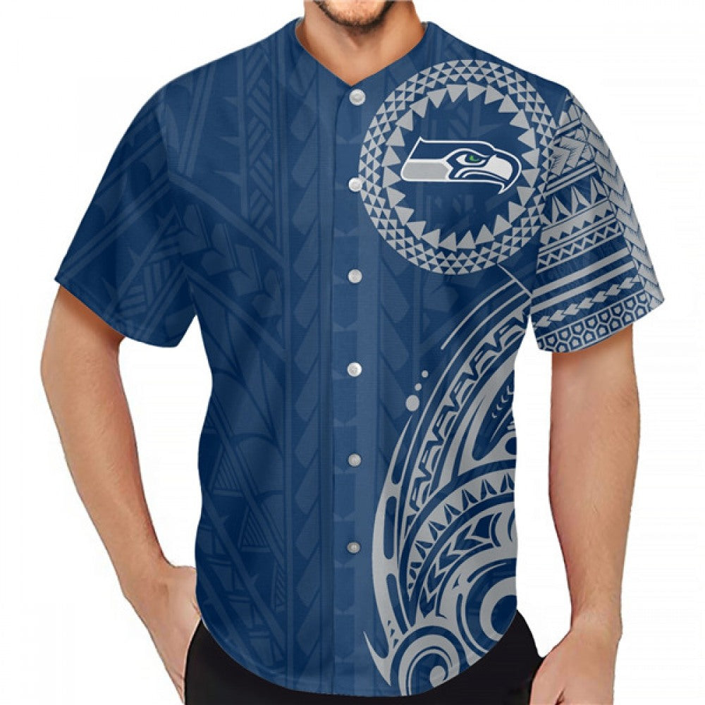 Men's Seattle Seahawks Navy Jersey 