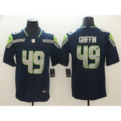 Men's Seattle Seahawks #49 Shaquem Griffin Navy Vapor Untouchable Limited Stitched NFL Jersey 