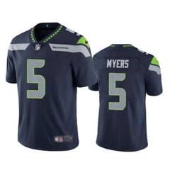 Men's Seattle Seahawks #5 Jason Myers Navy Vapor Untouchable Limited Stitched Jersey 