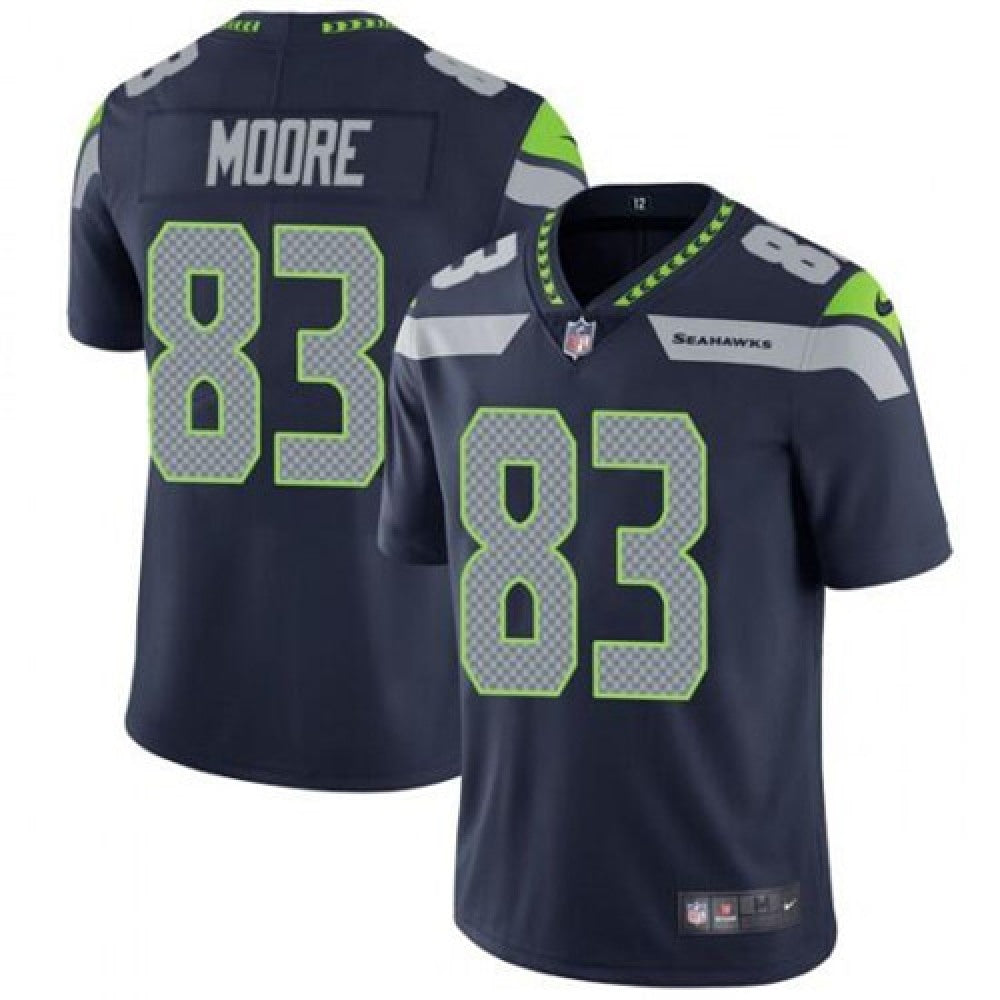 Men's Seattle Seahawks #83 David Moore Navy Vapor Untouchable Limited Stitched NFL Jersey 