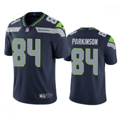 Men's Seattle Seahawks #84 Colby Parkinson Navy Vapor Untouchable Limited Stitched Jersey 