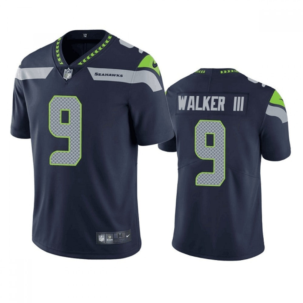 Men's Seattle Seahawks #9 Kenneth Walker III Navy Vapor Untouchable Limited Stitched Jersey 