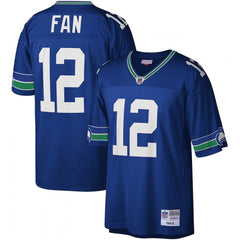 Men's Seattle Seahawks #12 Fan Royal Mitchell & Ness Stitched Football Jersey 