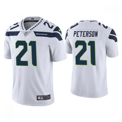 Men's Seattle Seahawks #21 Adrian Peterson White Vapor Untouchable Limited Stitched Jersey 