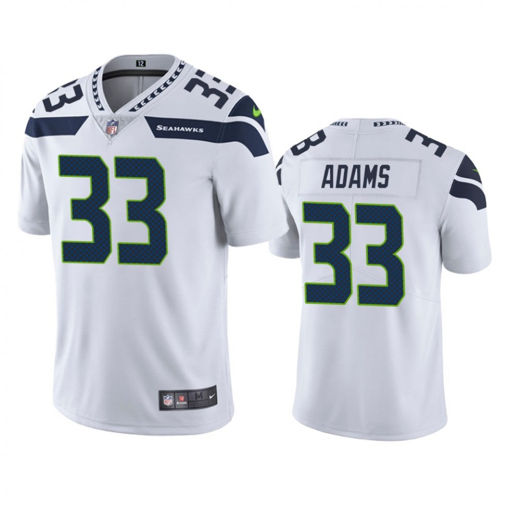 Men's Seattle Seahawks #33 Jamal Adams White Vapor Untouchable Limited Stitched Jersey 