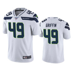 Men's Seattle Seahawks #49 Shaquem Griffin White 2019 100th Season Vapor Untouchable Limited Stitched NFL Jersey 