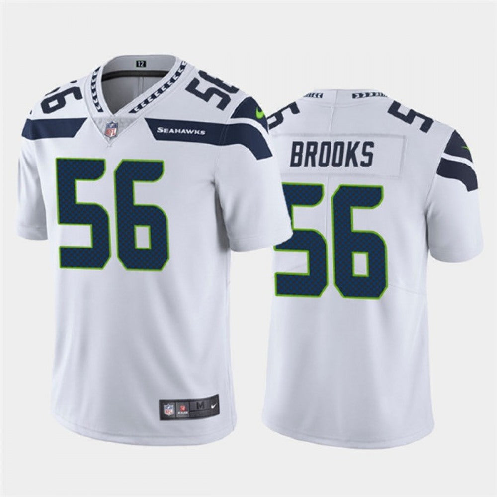 Men's Seattle Seahawks #56 Jordyn Brooks White Vapor Untouchable Limited Stitched Jersey 