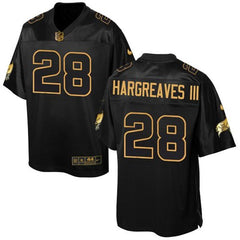 Buccaneers #28 Vernon Hargreaves III Black Men's Stitched NFL Elite Pro Line Gold Collection Jersey 