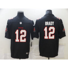 Men's Tampa Bay Buccaneers #12 Tom Brady New Black 2021 Limited Stitched Jersey 