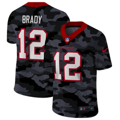 Men's Tampa Bay Buccaneers #12 Tom Brady 2020 Camo Limited Stitched Jersey 