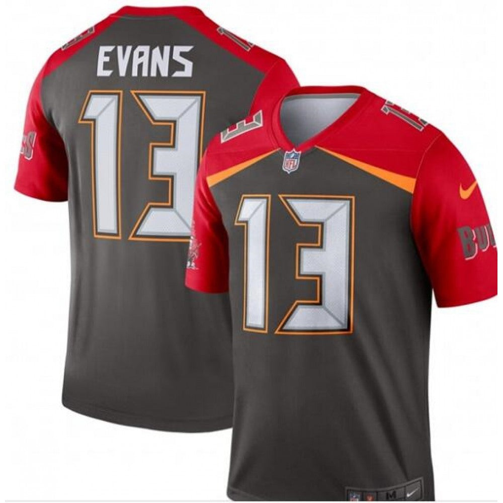 Men's Tampa Bay Buccaneers #13 Mike Evans Grey NFL Inverted Legend Jersey 