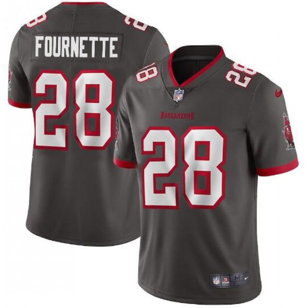 Men's Tampa Bay Buccaneers #28 Leonard Fournette New Grey Vapor Untouchable Limited Stitched Jersey 