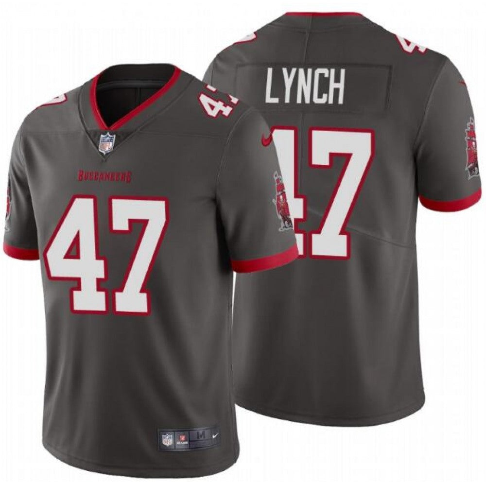 Men's Tampa Bay Buccaneers #47 John Lynch New Grey Vapor Untouchable Limited Stitched NFL Jersey 