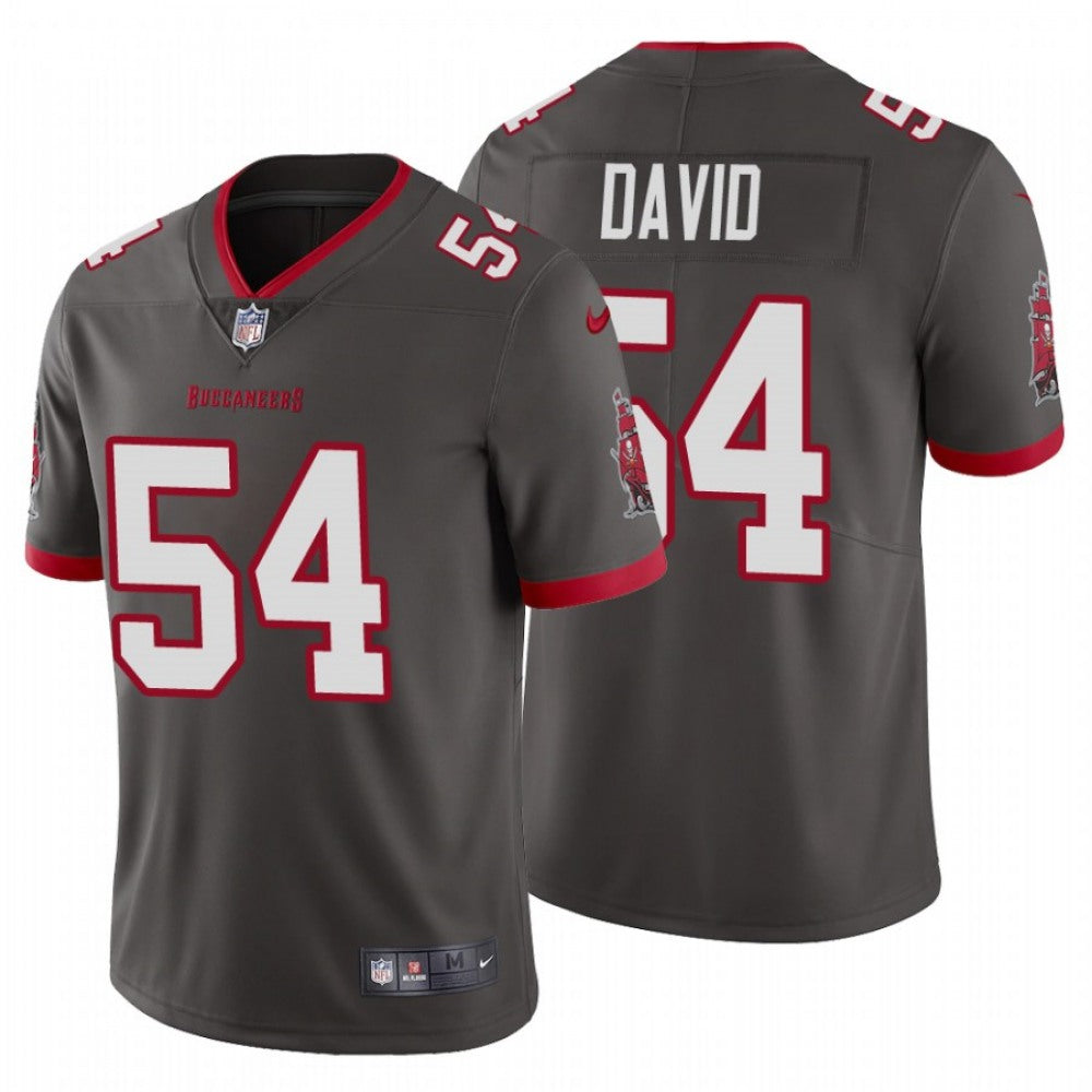 Men's Tampa Bay Buccaneers #54 Lavonte David New Grey Vapor Untouchable Limited Stitched NFL Jersey 
