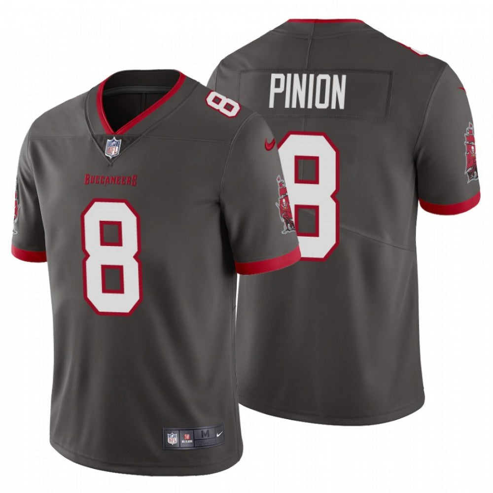 Men's Tampa Bay Buccaneers #8 Bradley Pinion New Grey Vapor Untouchable Limited Stitched NFL Jersey 