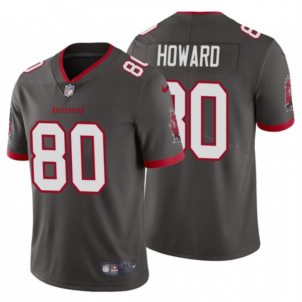 Men's Tampa Bay Buccaneers #80 O.J. Howard New Grey Vapor Untouchable Limited Stitched NFL Jersey 