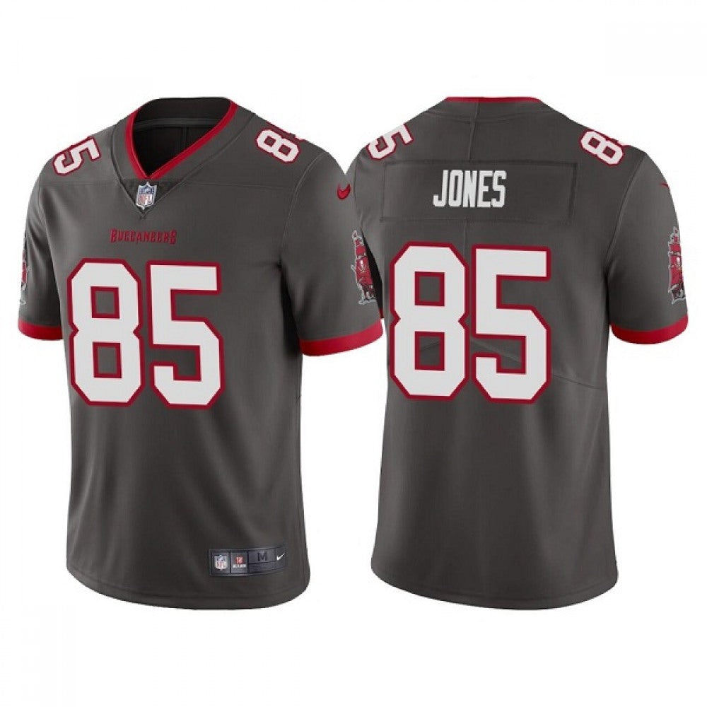 Men's Tampa Bay Buccaneers #85 Julio Jones Grey Vapor Untouchable Limited Stitched Jersey 