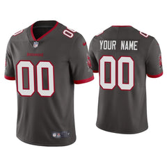 Men's Tampa Bay Buccaneers New Grey Vapor Untouchable Limited Stitched NFL Jersey 