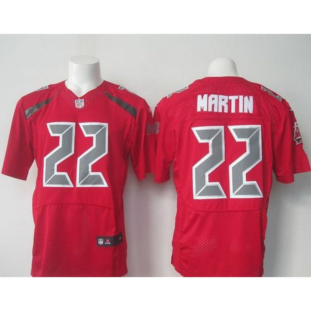 Buccaneers #22 Doug Martin Red Men's Stitched NFL Elite Rush Jersey 
