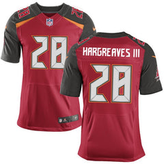 Buccaneers #28 Vernon Hargreaves III Red Team Color Men's Stitched NFL New Elite Jersey 