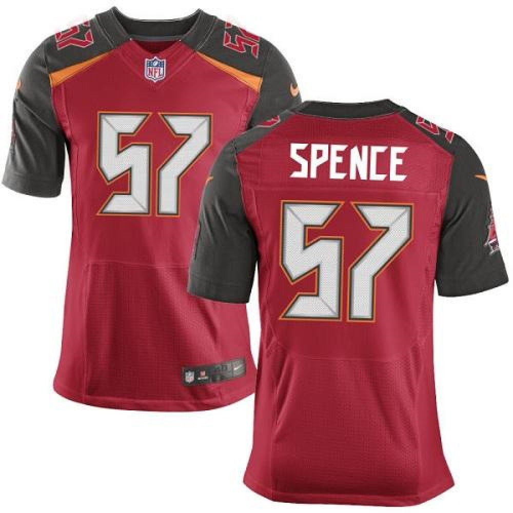 Buccaneers #57 Noah Spence Red Team Color Men's Stitched NFL New Elite Jersey 