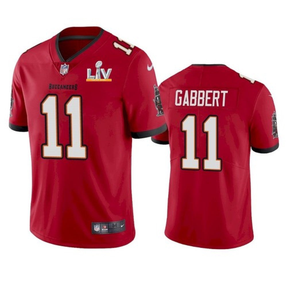 Men's Tampa Bay Buccaneers #11 Blaine Gabbert Red 2021 Super Bowl LV Limited Stitched Jersey 