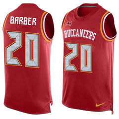 Buccaneers #20 Ronde Barber Red Team Color Men's Stitched NFL Limited Tank Top Jersey 