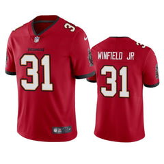 Men's Tampa Bay Buccaneers #31 Antoine Winfield Jr. New Red Vapor Untouchable Limited Stitched Jersey 
